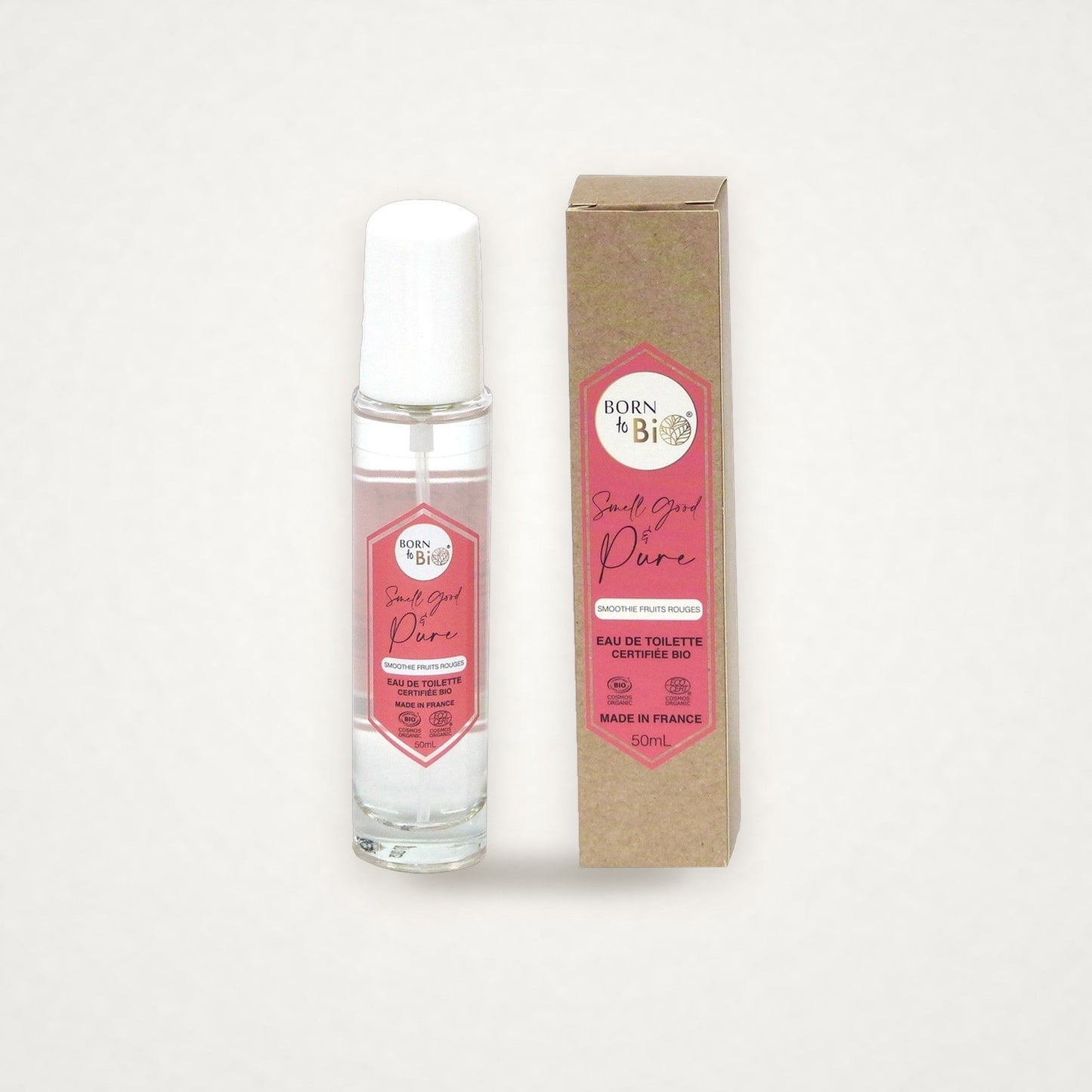 Eau de Toilette Smoothie Fruits Rouges, Born to Bio 50 ml
