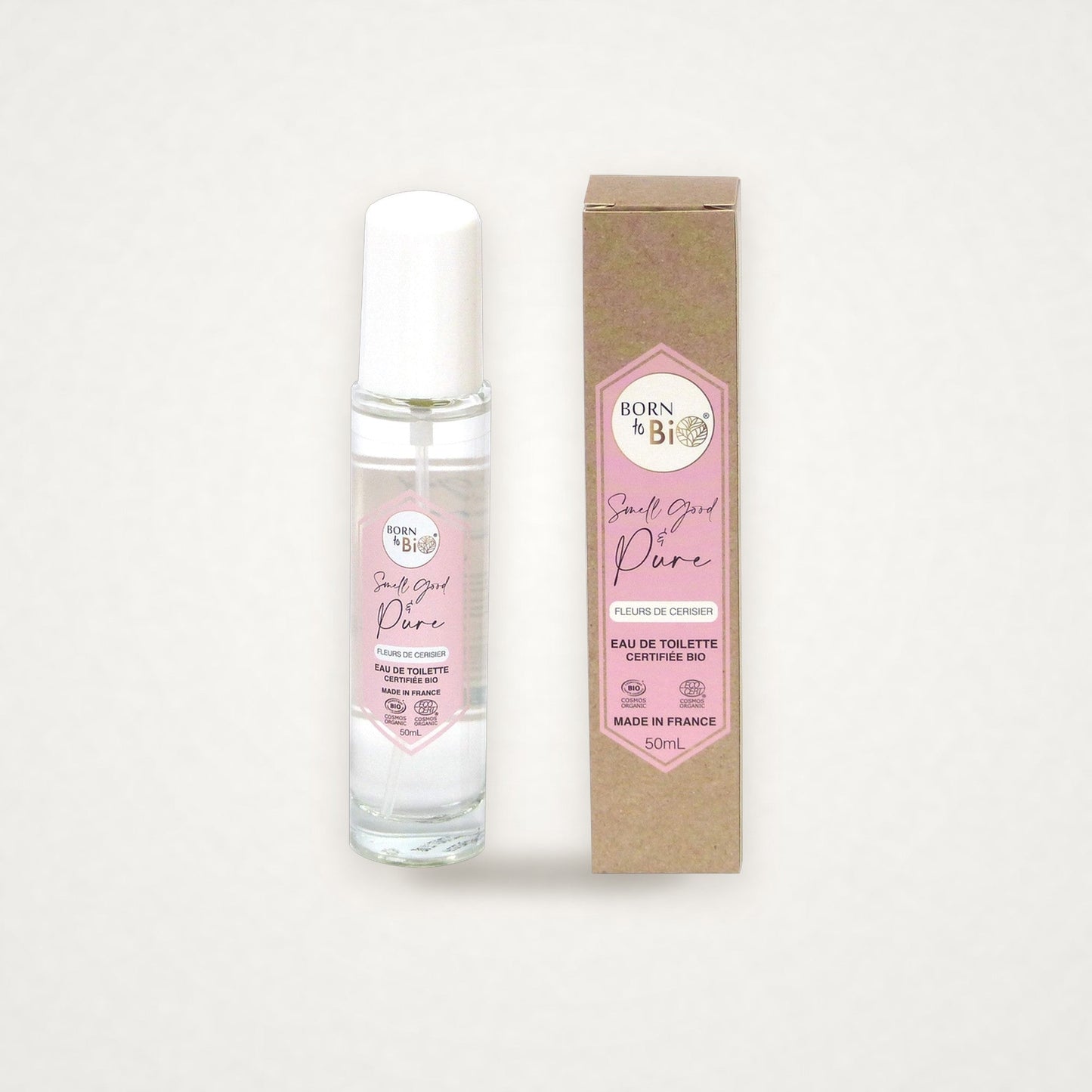 Eau de Toilette Fleurs de Cerisier, Born to Bio 50 ml