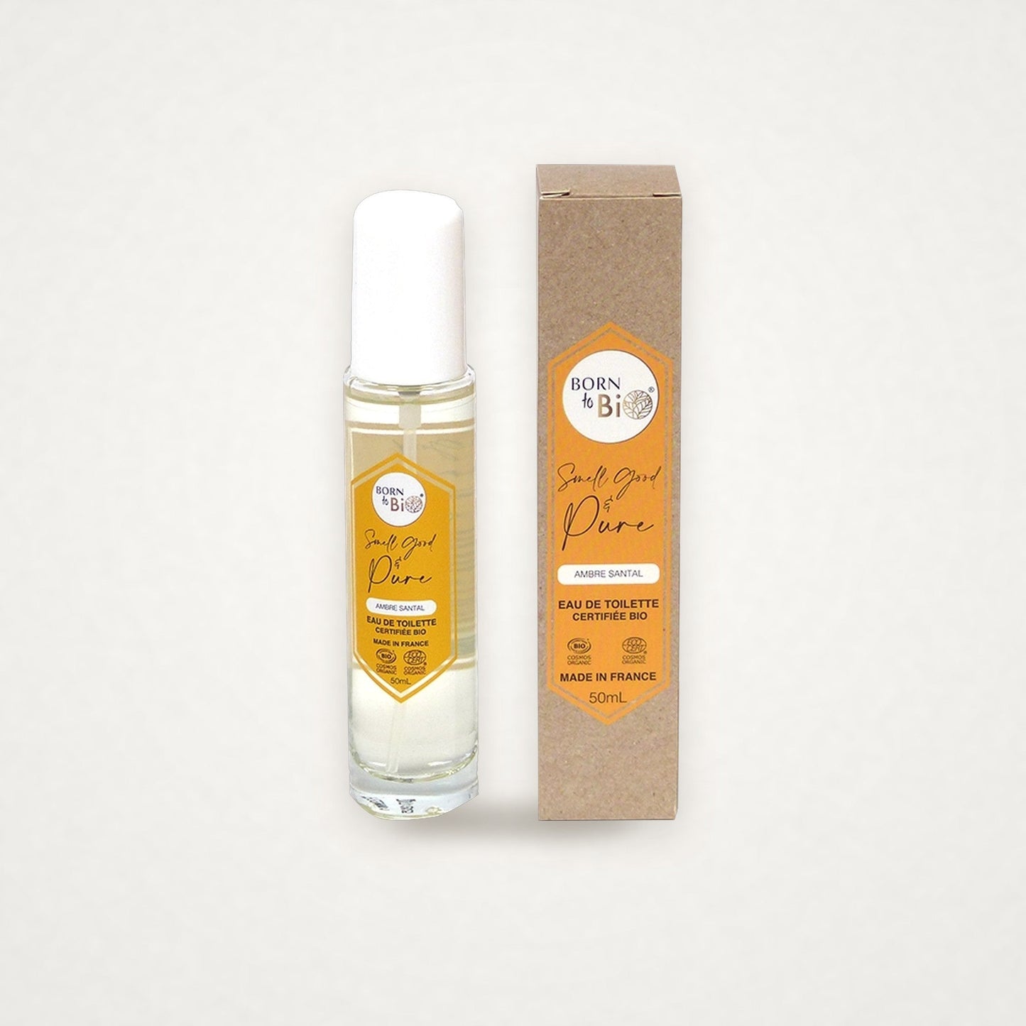 Eau de Toilette Ambre Santal, Born to Bio 50 ml