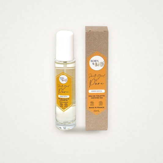 Eau de Toilette Ambre Santal, Born to Bio 50 ml