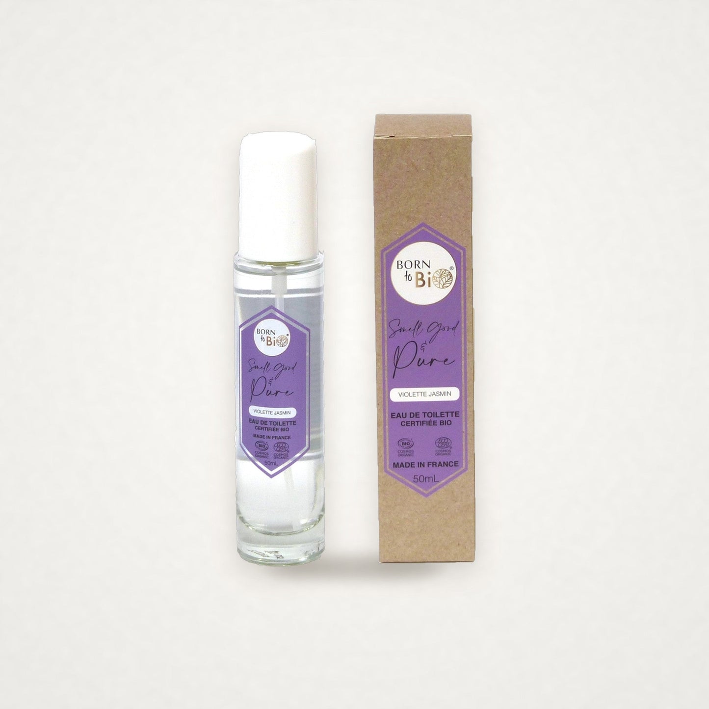 Eau de Toilette Violette Jasmin, Born to Bio 50 ml